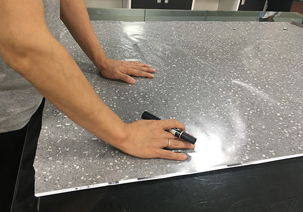 Relación de calidad de muestra de película en color